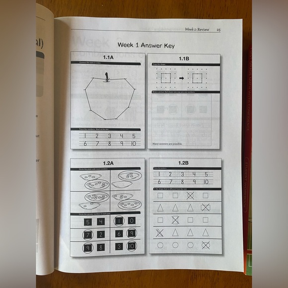 First Grade Math With Confidence Instructor Guide and Student Workbook GUC - Picture 4 of 7